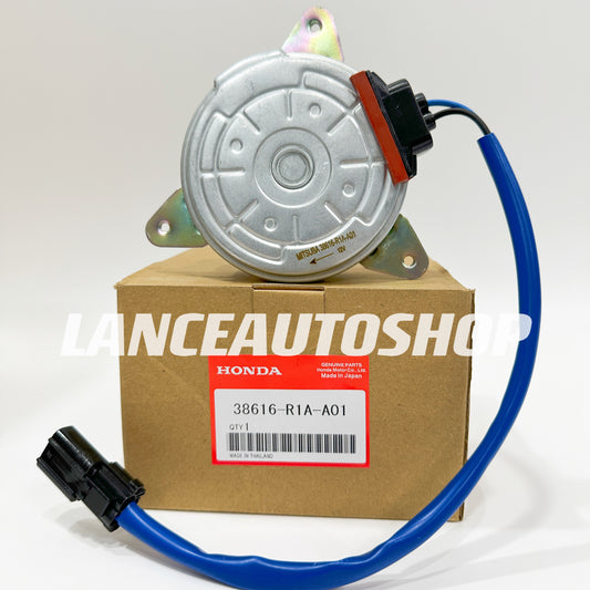 Honda City 2014-UP Passenger Side (Blue) Fan Motor Radiator / Honda City 2014-UP Condenser 38616-R1A-A01 BLUE