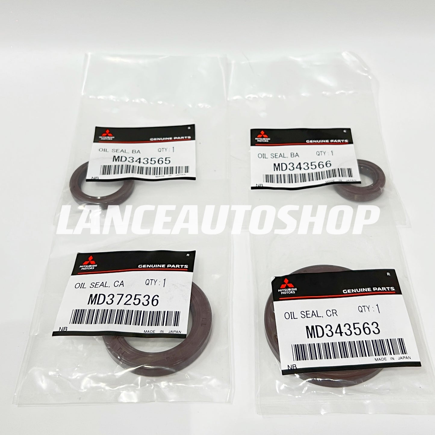 Mitsubishi Oil Seal Set Mitsubishi L200 Oil Seal Mitsubishi Adventure 4D56 Oil Seal Mitsubishi Montero Oil Seal MD343566/MD372536/MD343565/MD343563