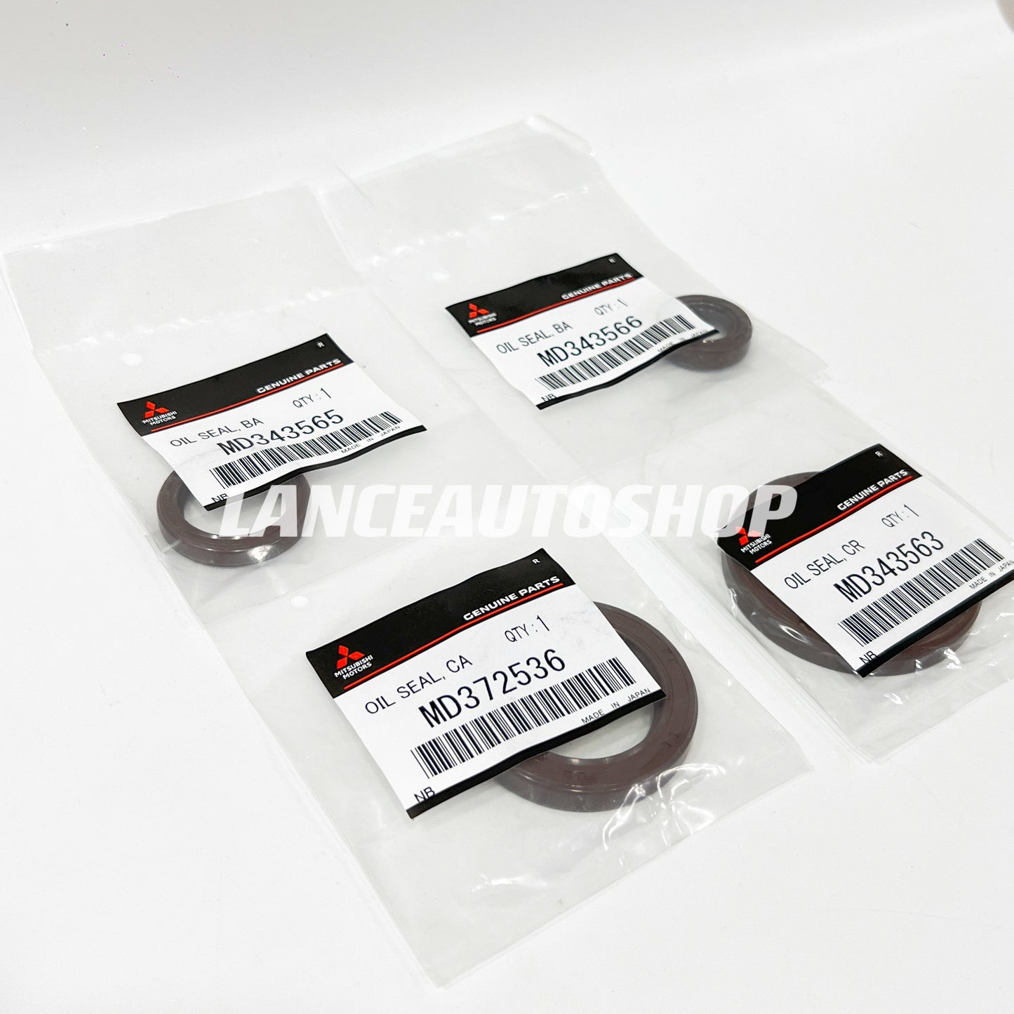 Mitsubishi Oil Seal Set Mitsubishi L200 Oil Seal Mitsubishi Adventure 4D56 Oil Seal Mitsubishi Montero Oil Seal MD343566/MD372536/MD343565/MD343563