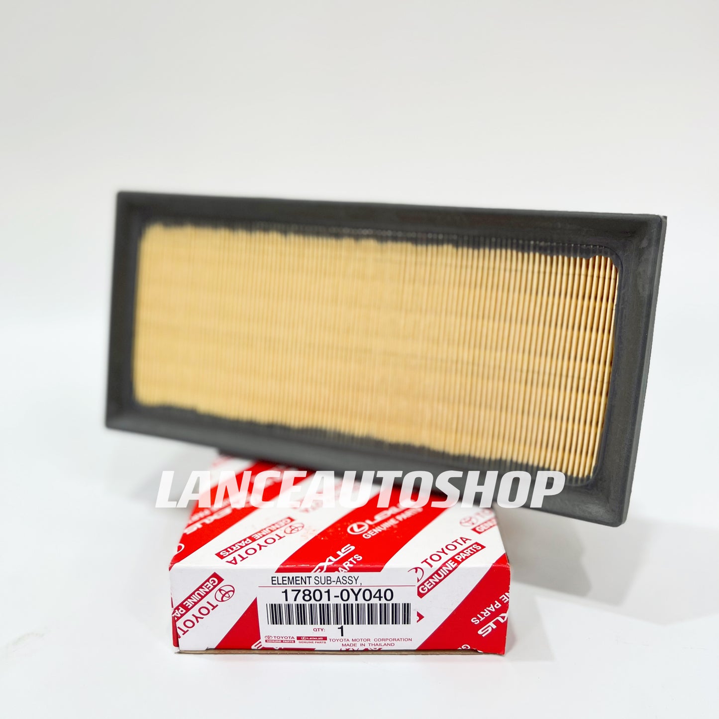 Air Filter Toyota Vios 2014-UP / Toyota Avanza 2016-UP/ Toyota Rush 2018-UP Air Filter 17801-0Y040