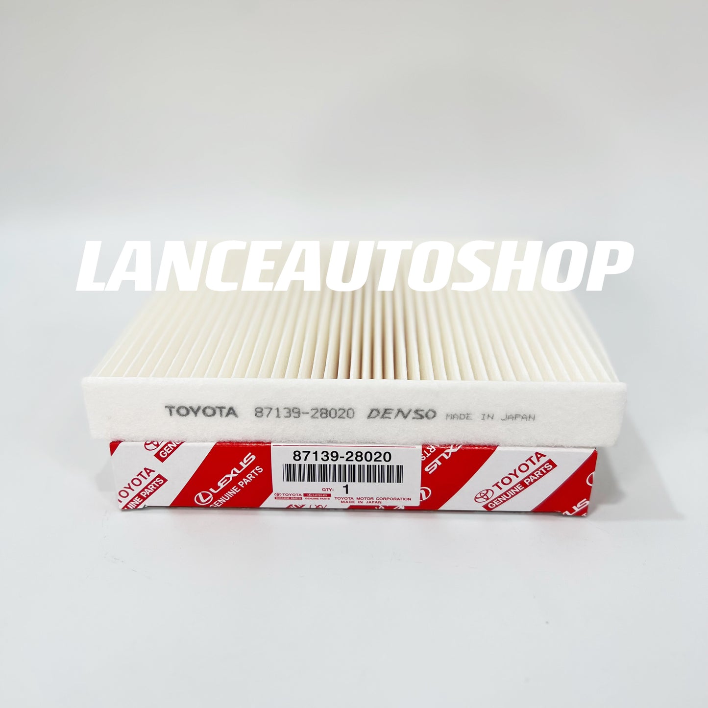 Cabin Filter Toyota Innova / Fortuner / Hilux 2016-Up 87139-28020