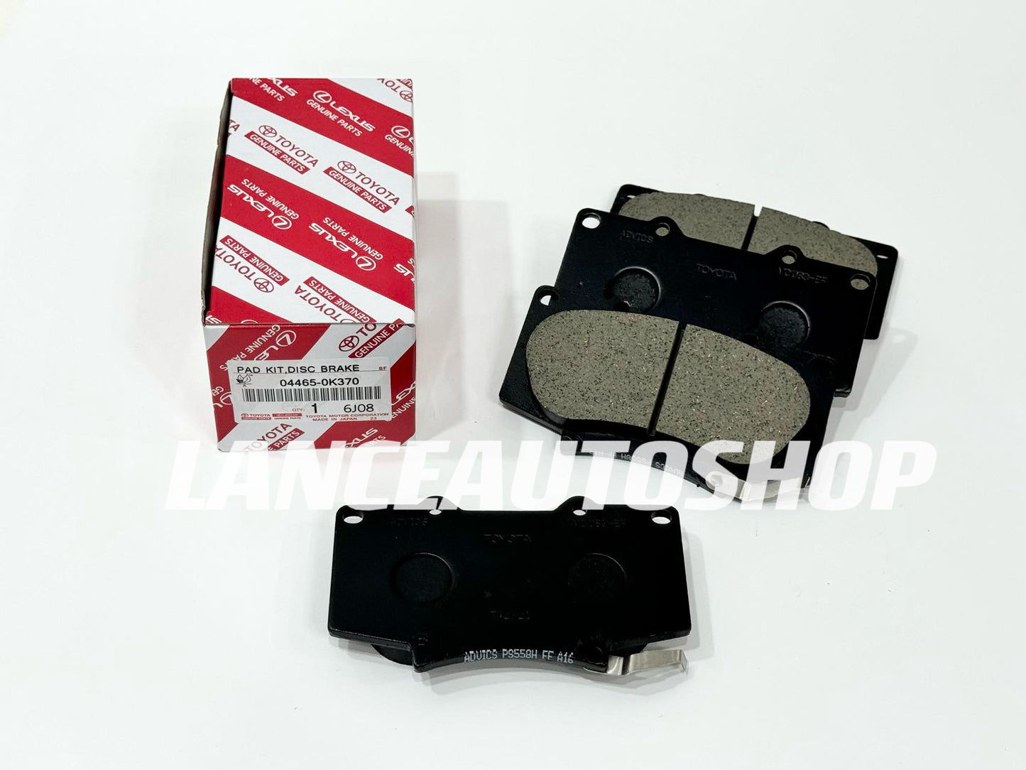 Toyota Fortuner 2016-2020 Front Brake Pads 04465-0K370