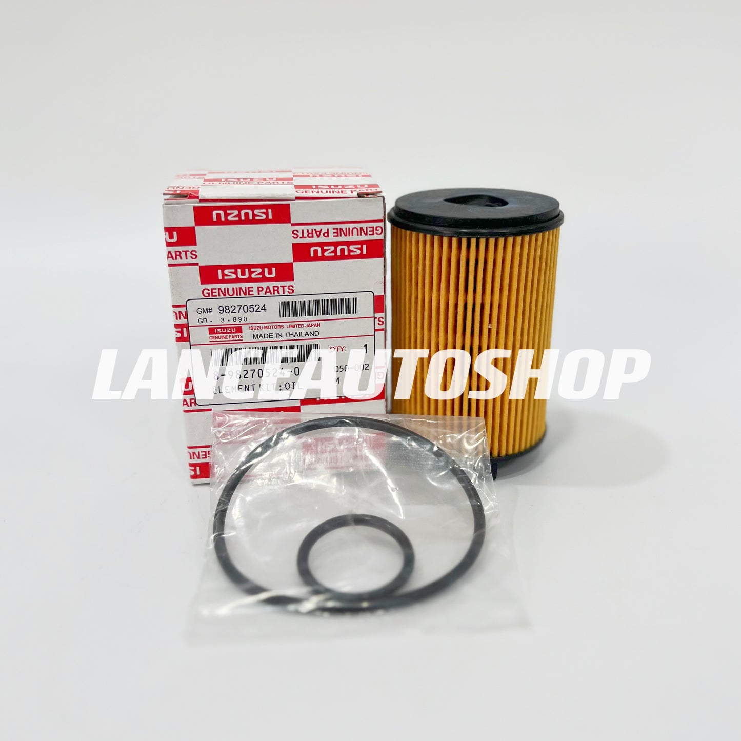 Oil Filter Isuzu MU-X 1.9L RZ4E 2016-2020 / D-MAX 1.9L RZ4E 2015-2020 8-98270524-0