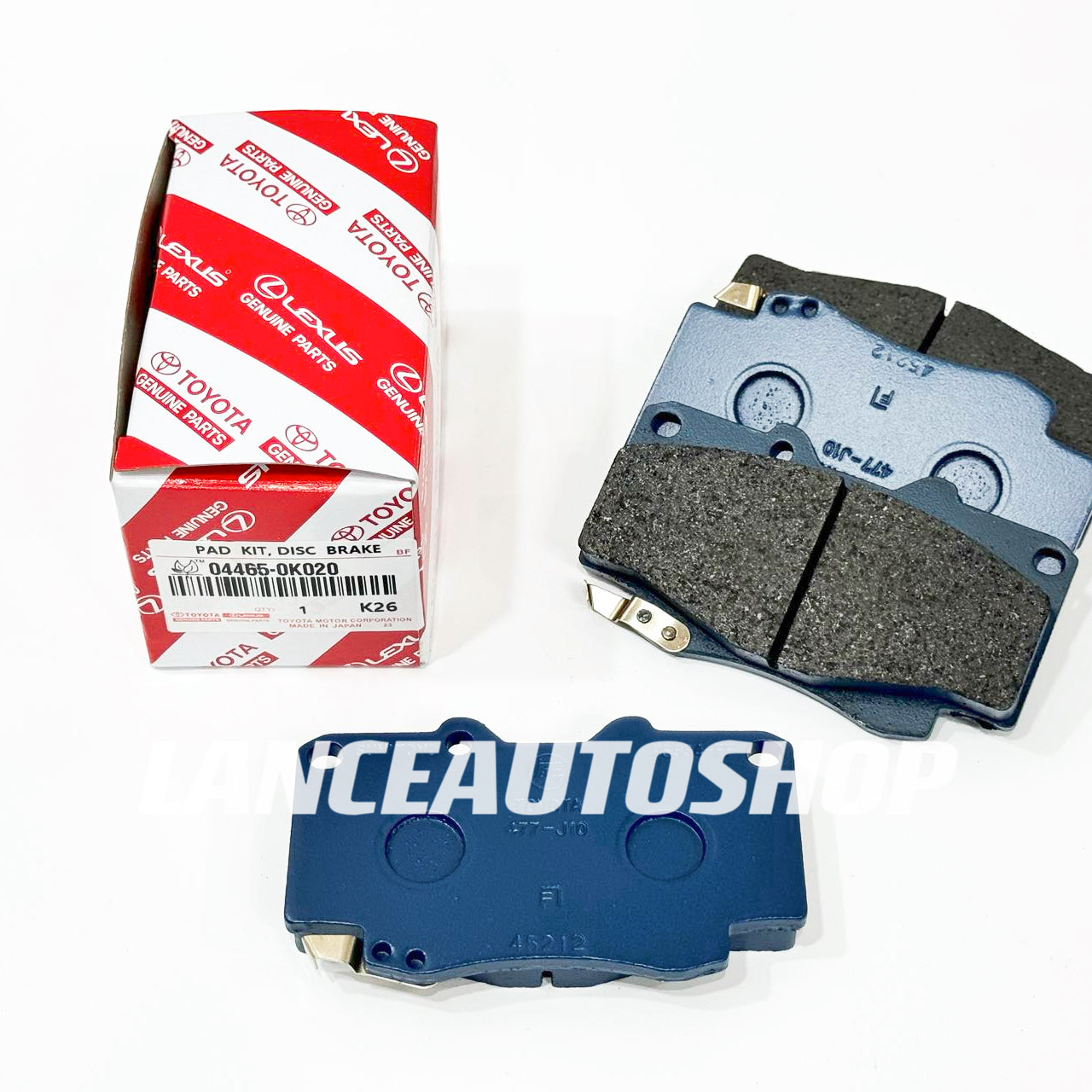 Toyota Fortuner 2005-2012 Brake Pads Toyota Fortuner 2005-2012 Brakepads 04465-0K020