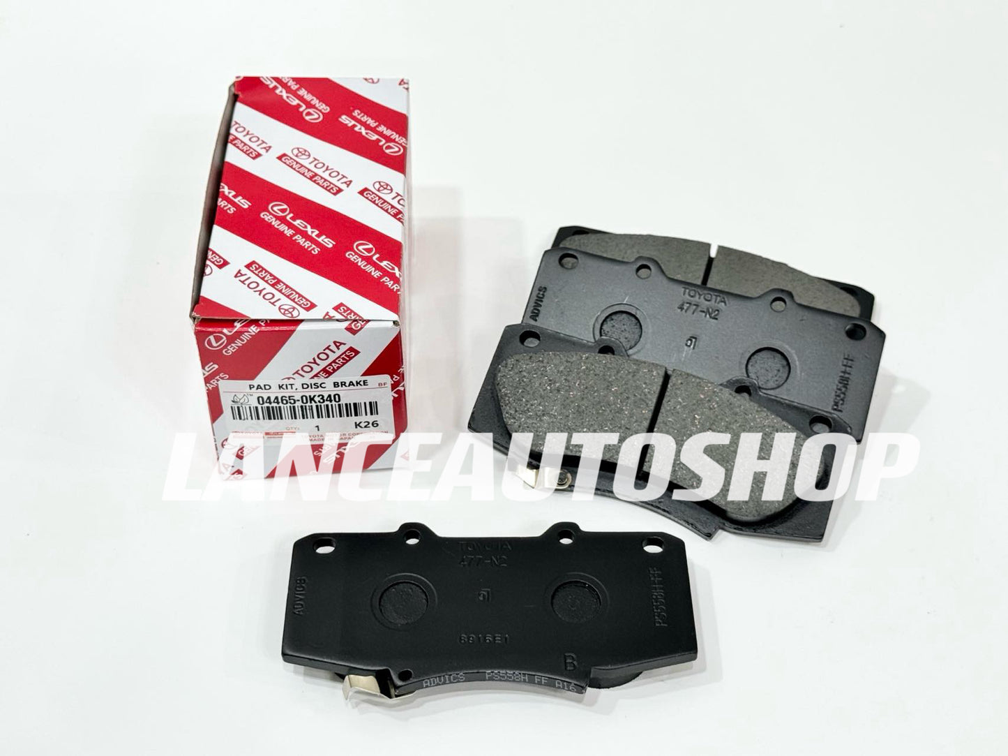 Toyota Fortuner 2005-2015/ Toyota Hilux 2004-2021 Brake Pad 04465-0K340