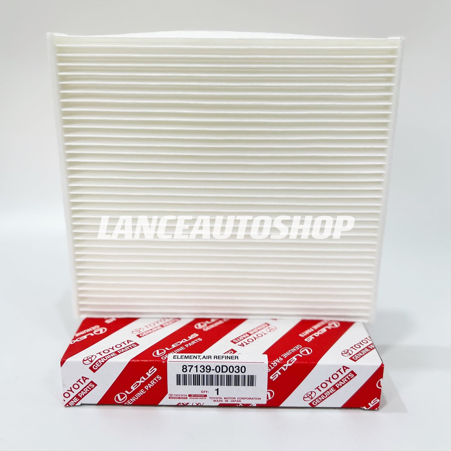 Cabin Filter Toyota Innova / Fortuner / Hiace / HiLux / Rav4 2005-2015 87139-0D030