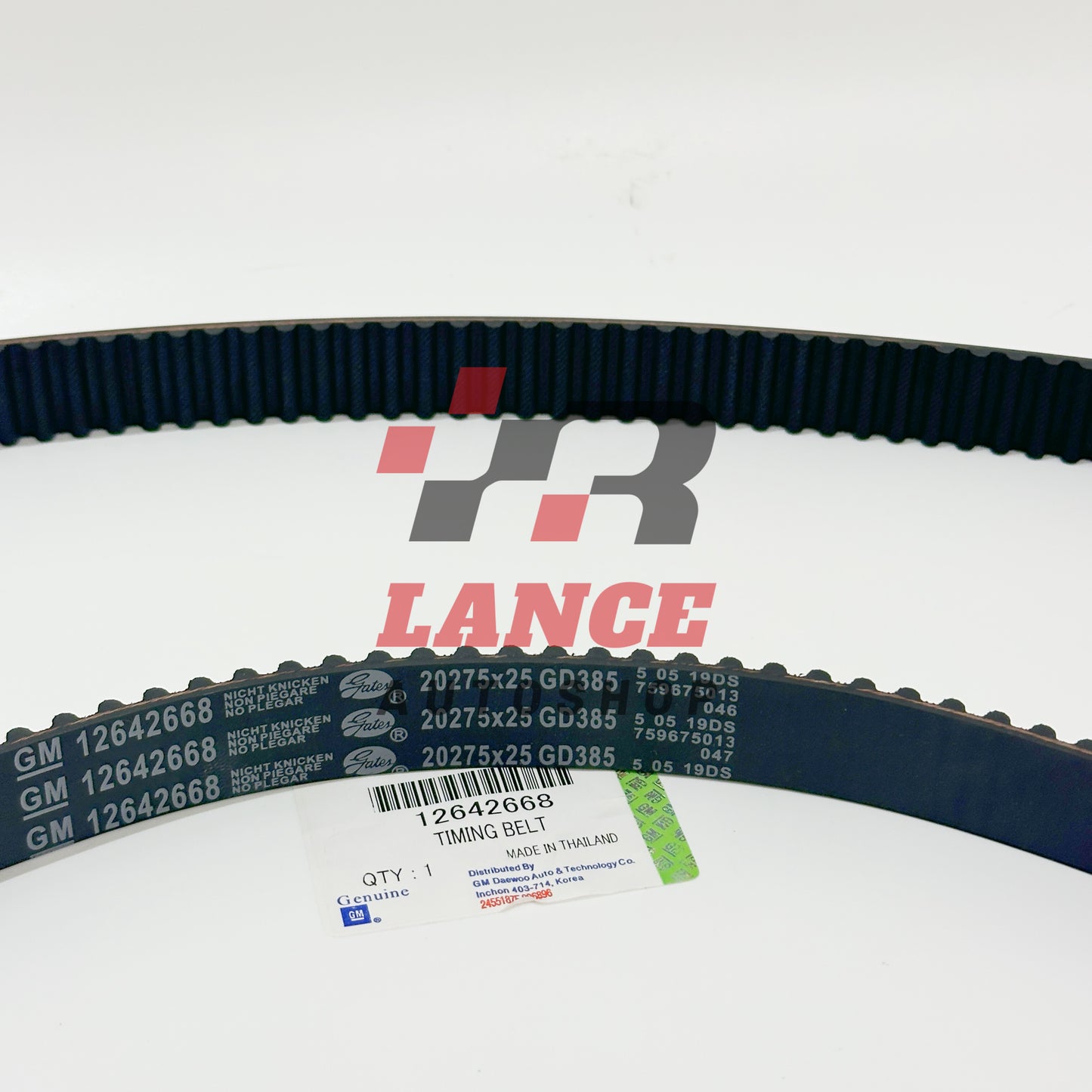 Chevrolet Trailblazer [2014 - 2020] / Chevrolet Colorado [2014 - 2020] Timing Belt 12642668