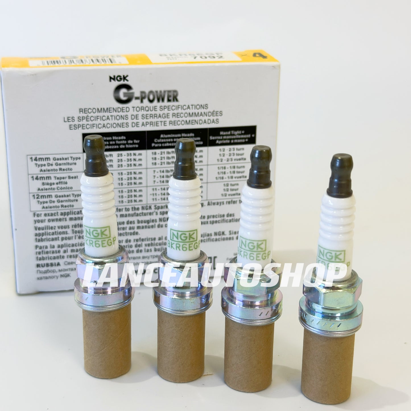 Spark Plug Honda City / Civic 1.3 1.6 / Brio 1.3 PLATINUM BKR6EGP 7092 NGK BRAND (4PCS)