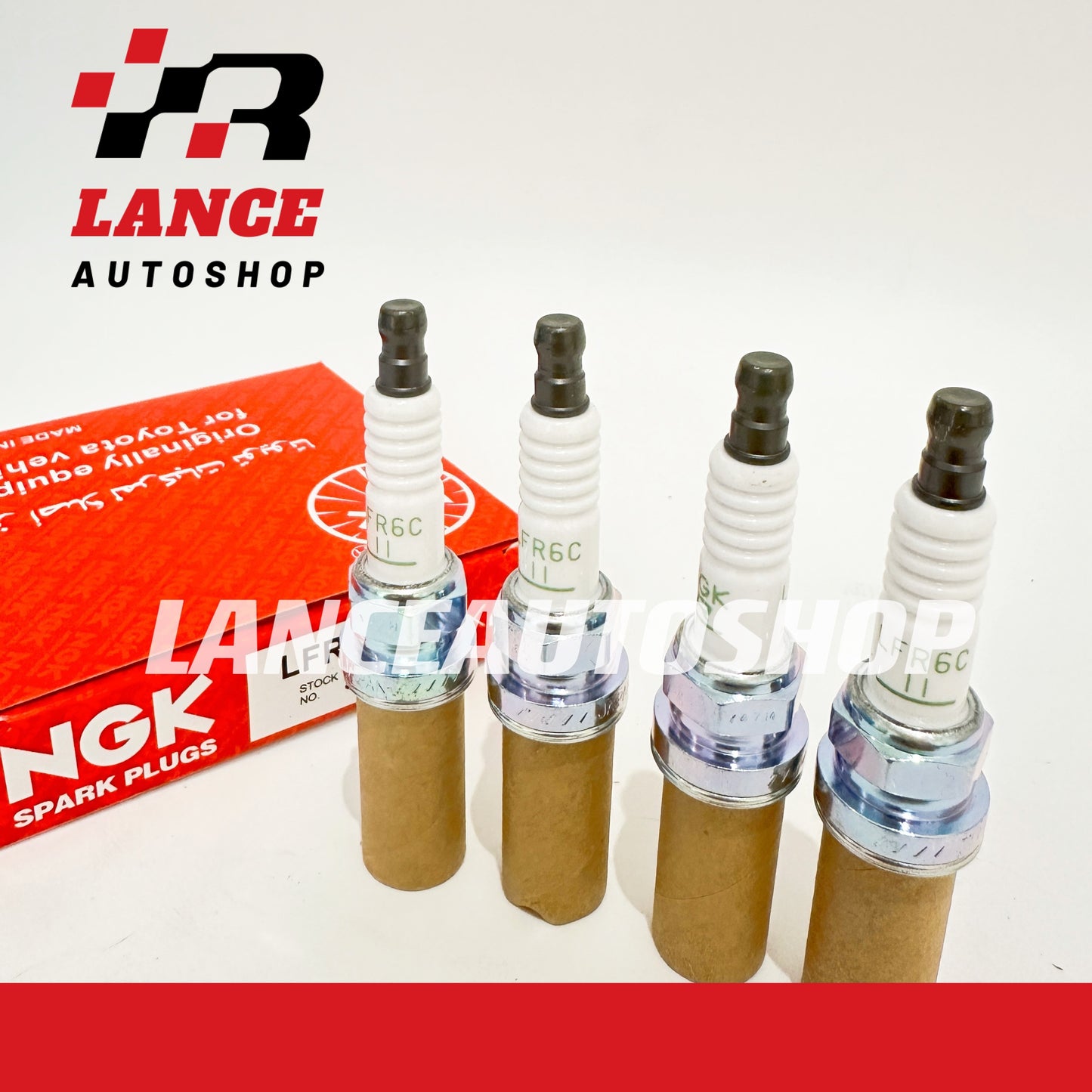 Spark Plug Toyota Innova 2.0 / Fortuner HiLux 2.7 / FJ Cruiser 4.0 LFR6C-11 / 91823 NGK BRAND (4 PCS)