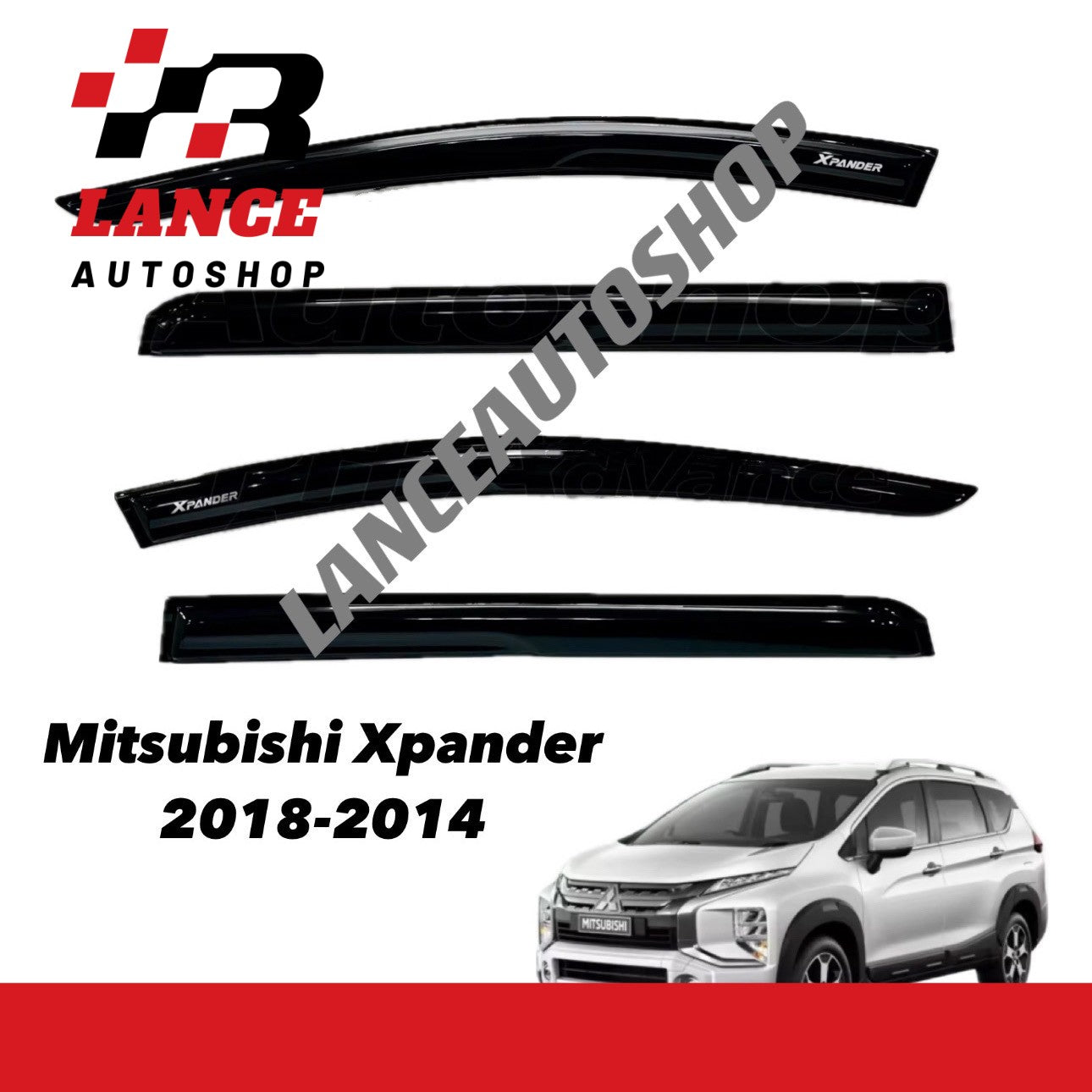 Mitsubishi Xpander 2018-2024 Rain Visor H-021