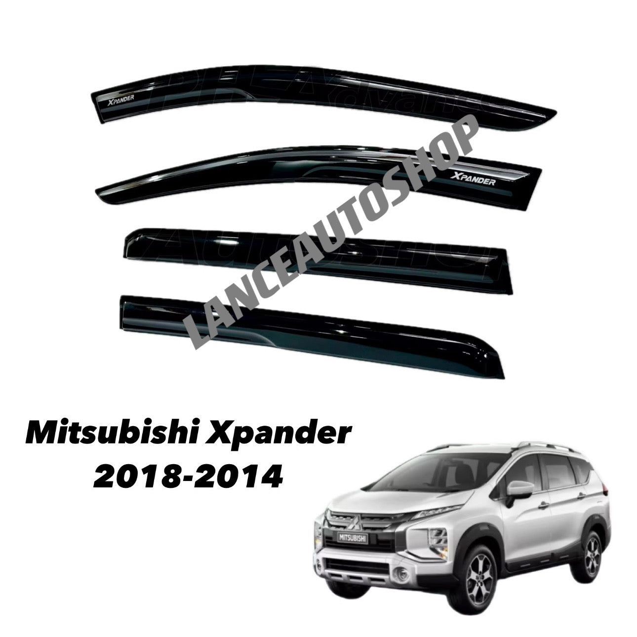 Mitsubishi Xpander 2018-2024 Rain Visor H-021