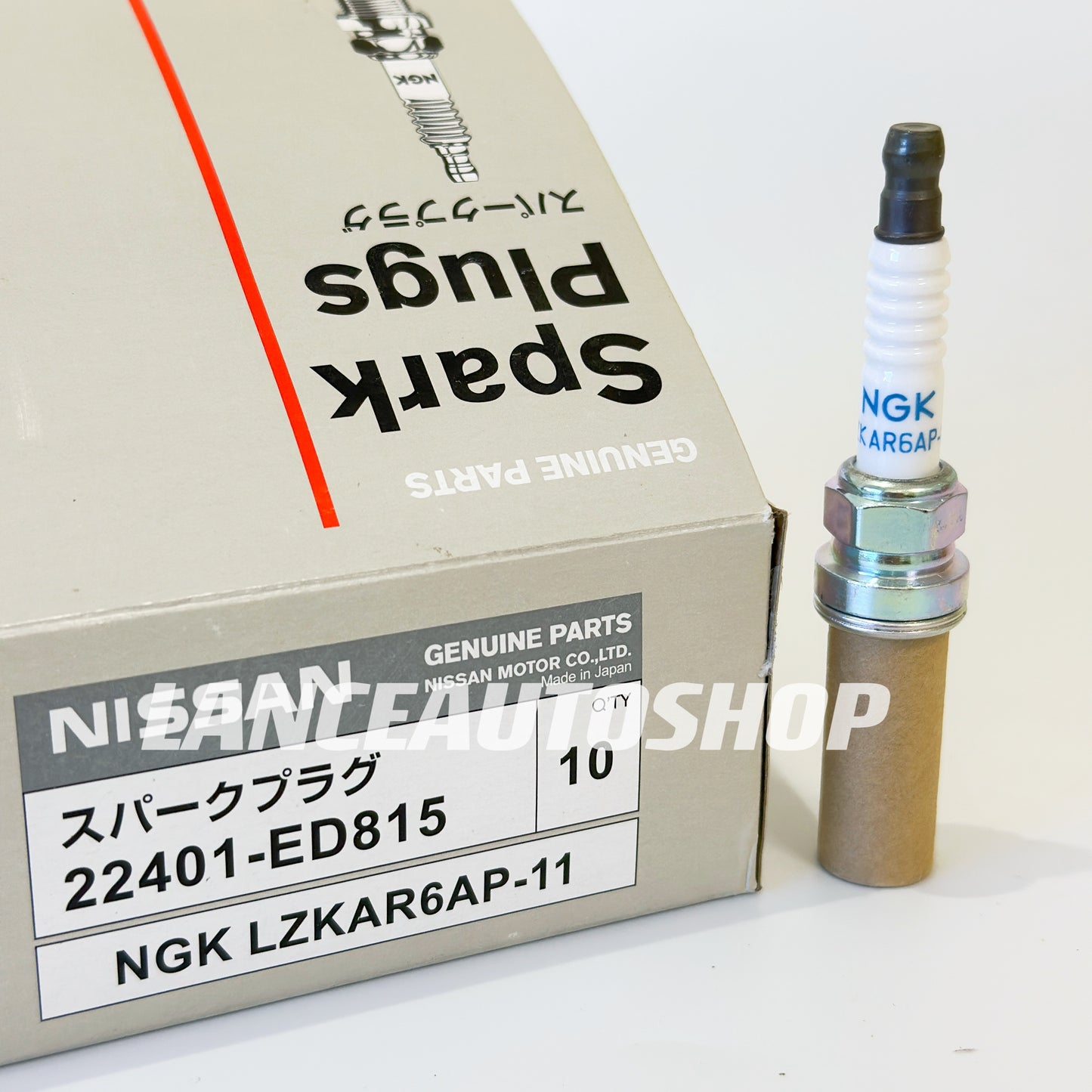 Spark Plug Nissan Almera 1.5/ Sylphy 2.0 / Grand Livina 1.6 1.8 / Teana 2.0 22401-ED815 (4PCS)