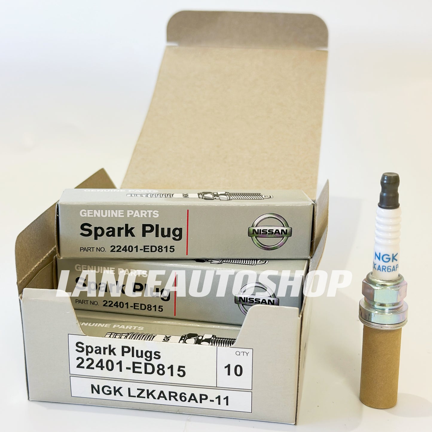 Spark Plug Nissan Almera 1.5/ Sylphy 2.0 / Grand Livina 1.6 1.8 / Teana 2.0 22401-ED815 (4PCS)