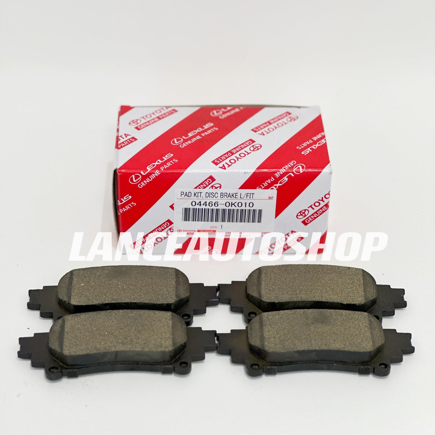 Toyota Fortuner 2016-2020 Brake Pads Rear 04466-0K010