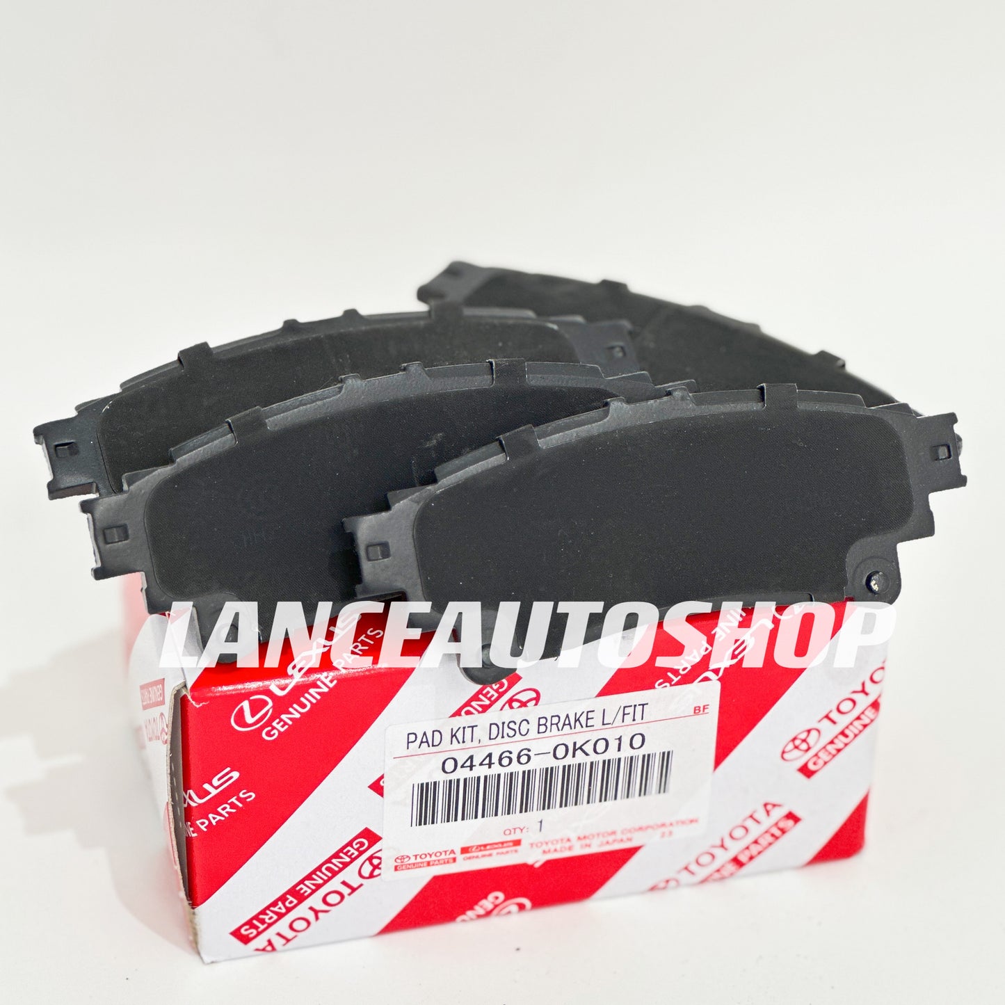 Toyota Fortuner 2016-2020 Brake Pads Rear 04466-0K010