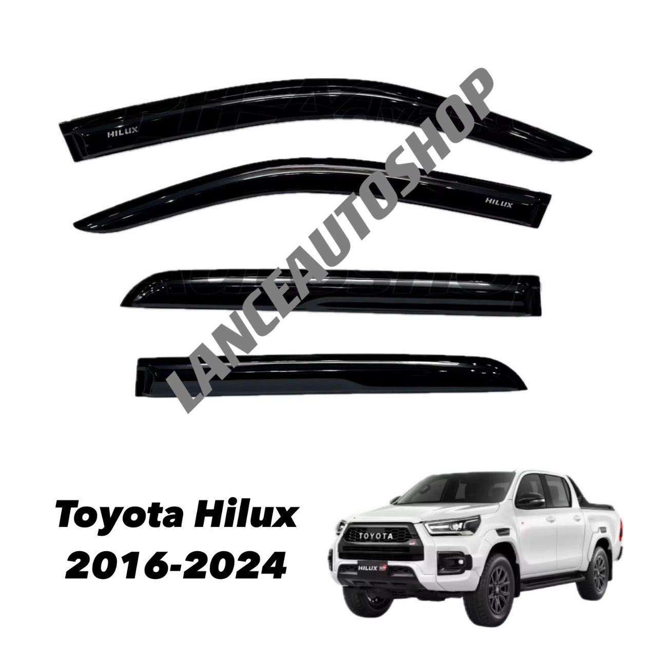 Toyota Hilux 2016-2024 Rain Visor H-019