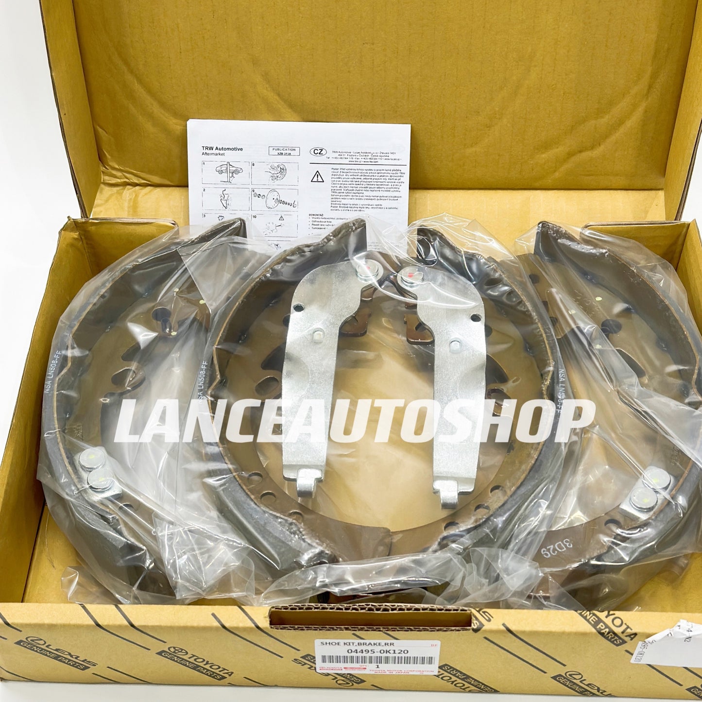 Toyota Fortuner Toyota Hilux 2005-2019 4x4 Brake Shoe Rear 04495-0K120