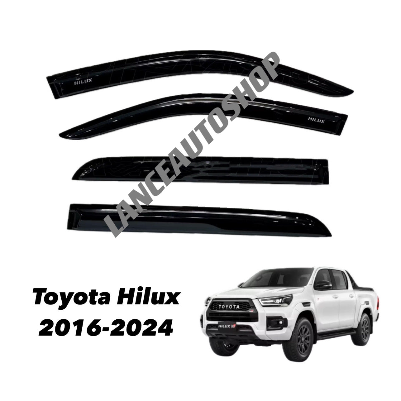 Toyota Hilux 2016-2024 Rain Visor H-019