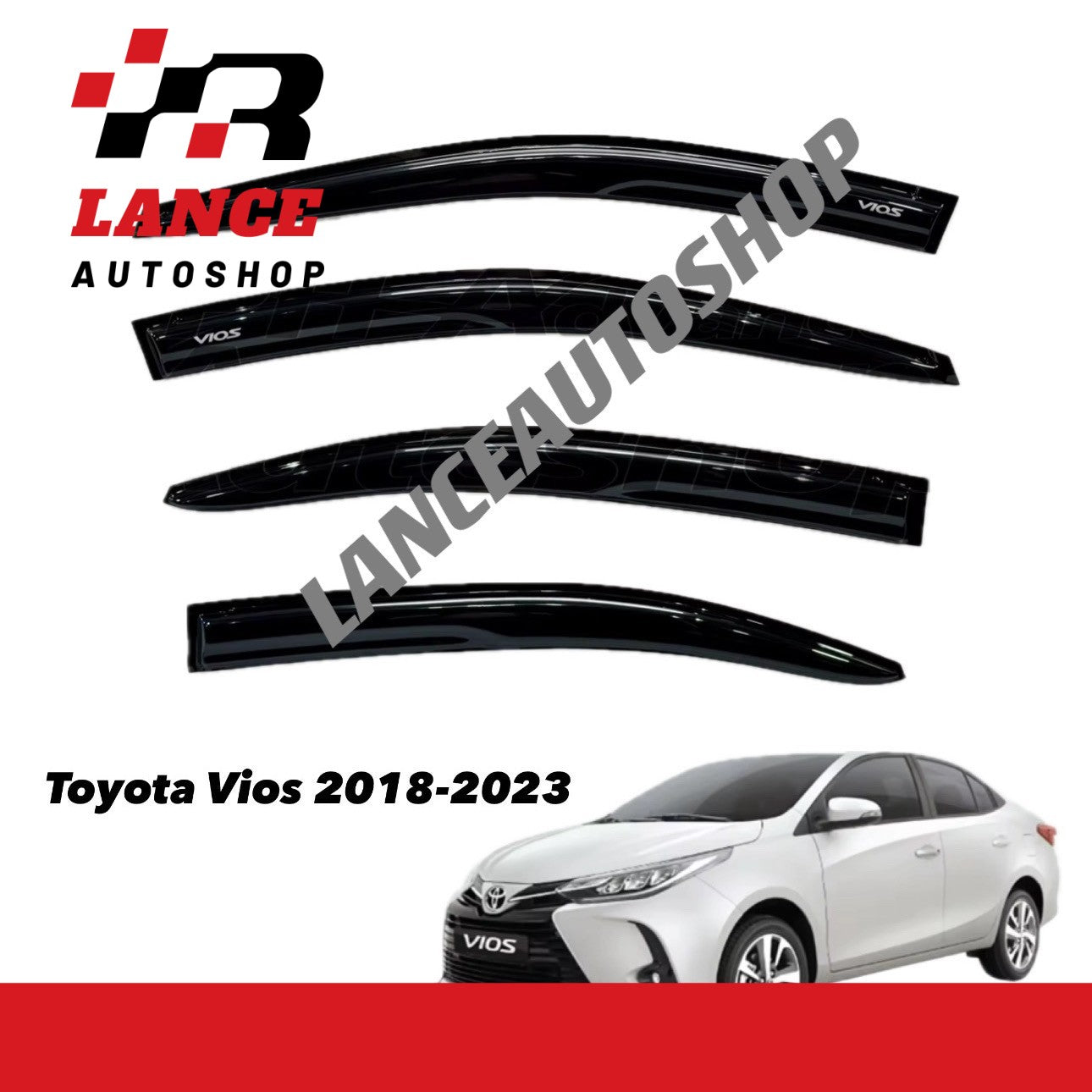 Toyota Vios 2019-2022 Rain Visor H-008