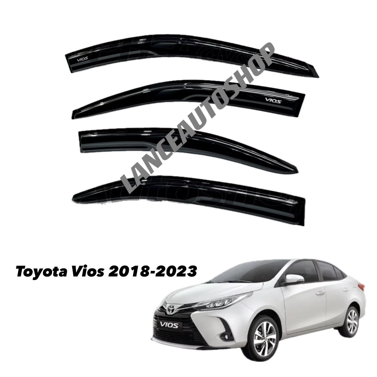 Toyota Vios 2019-2022 Rain Visor H-008