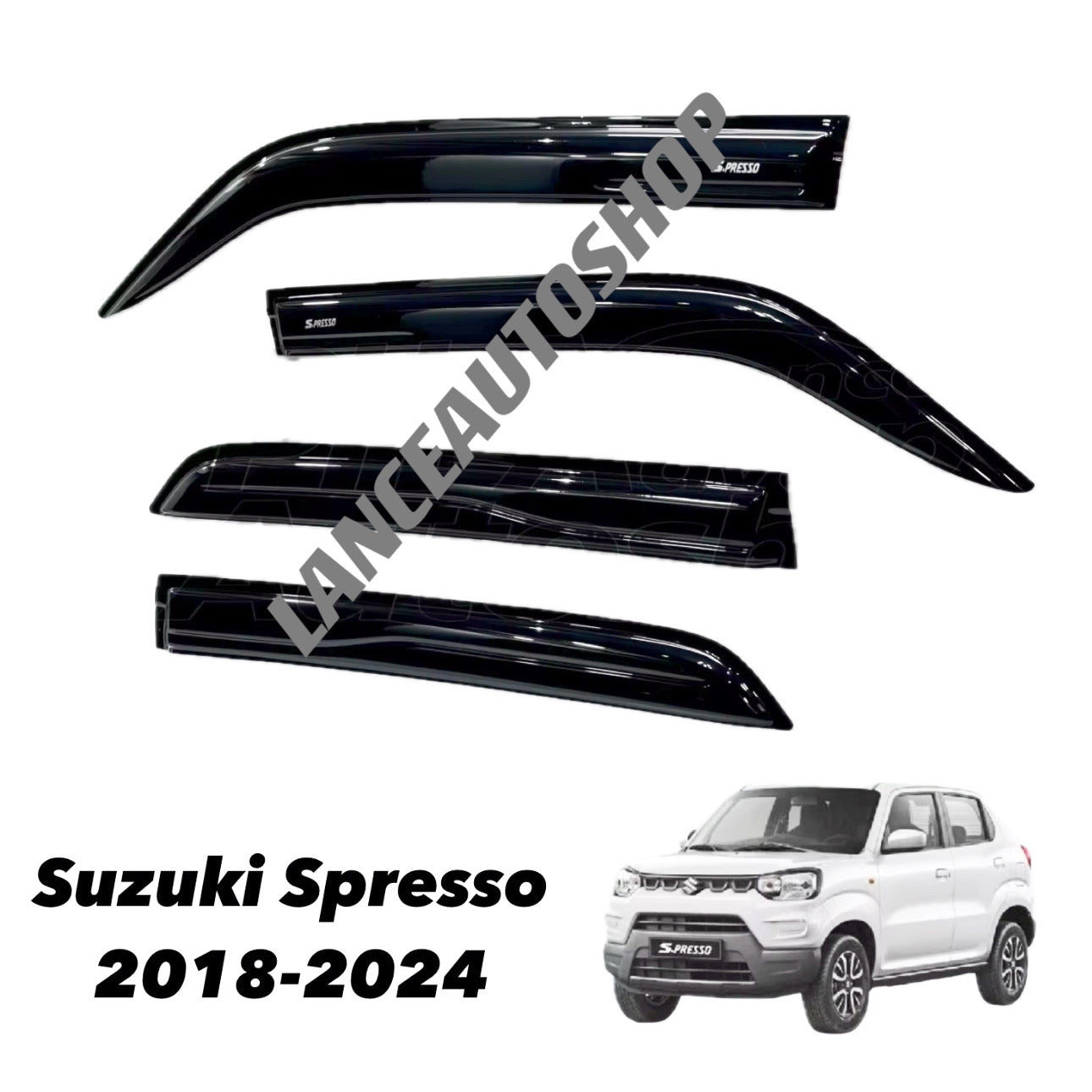 Suzuki Spresso 2018-2024 Rain Visor H-016