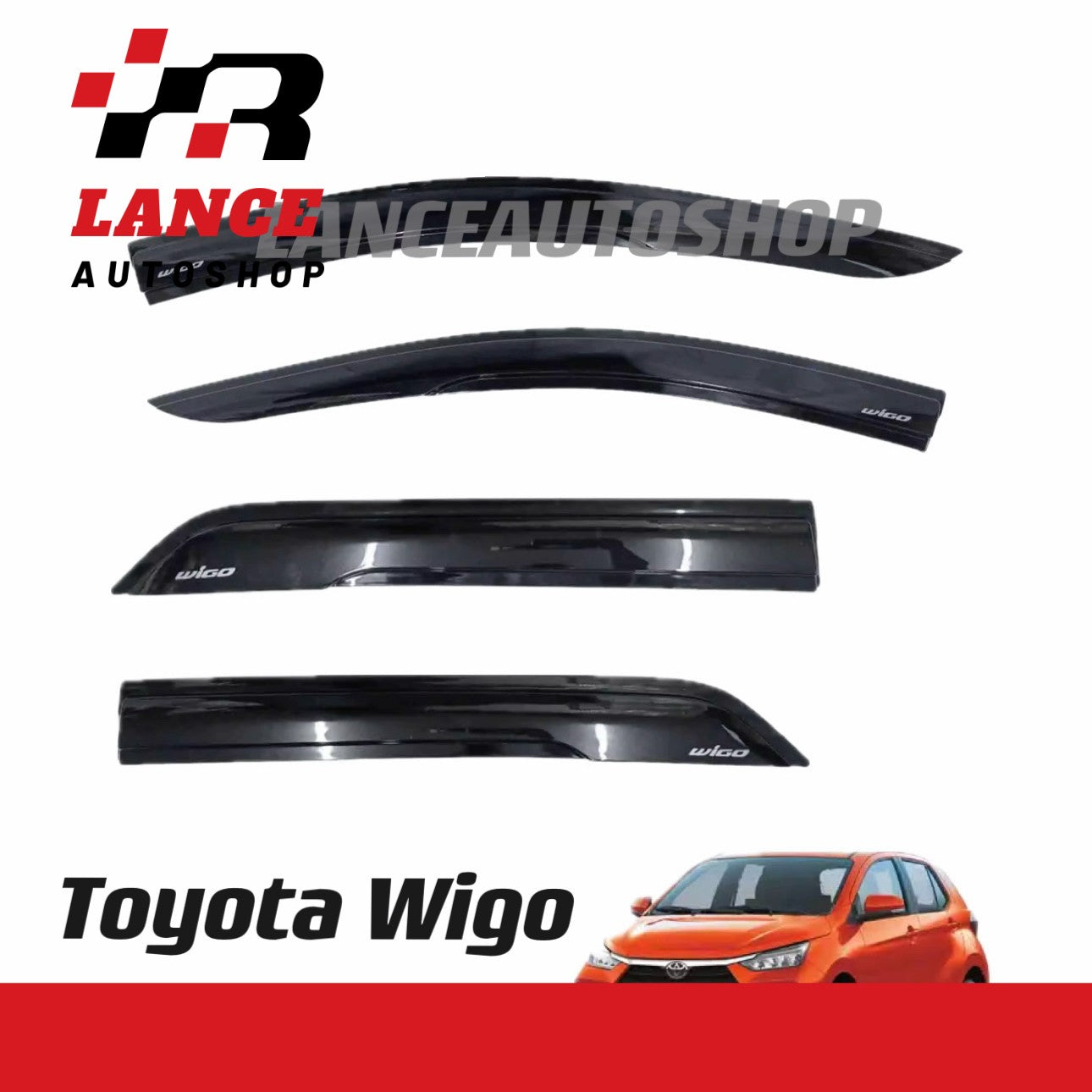 Toyota Wigo 2014-2022 Rain Visor H-002